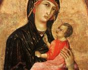 圣母和孩子 - 杜乔·迪·博宁塞纳